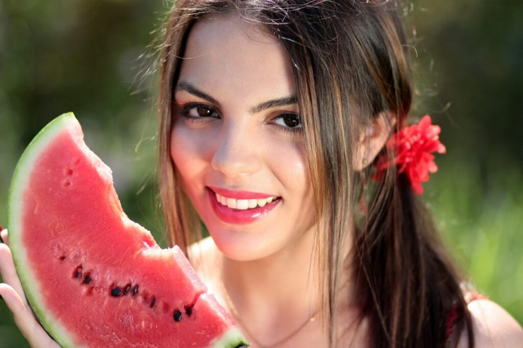 Woman-Watermelon-Summer