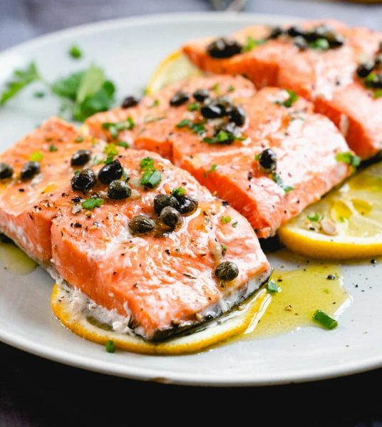 Salmon with Capers