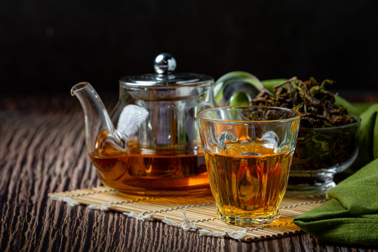 is green tea alkaline or acid