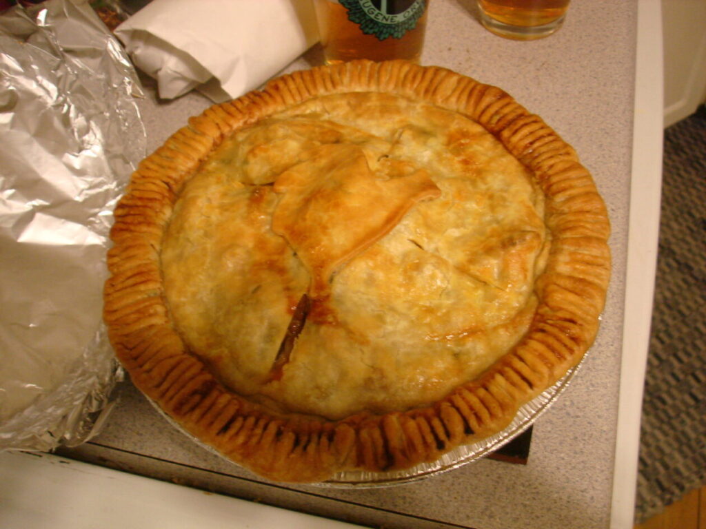 nutritional value of chicken pot pie